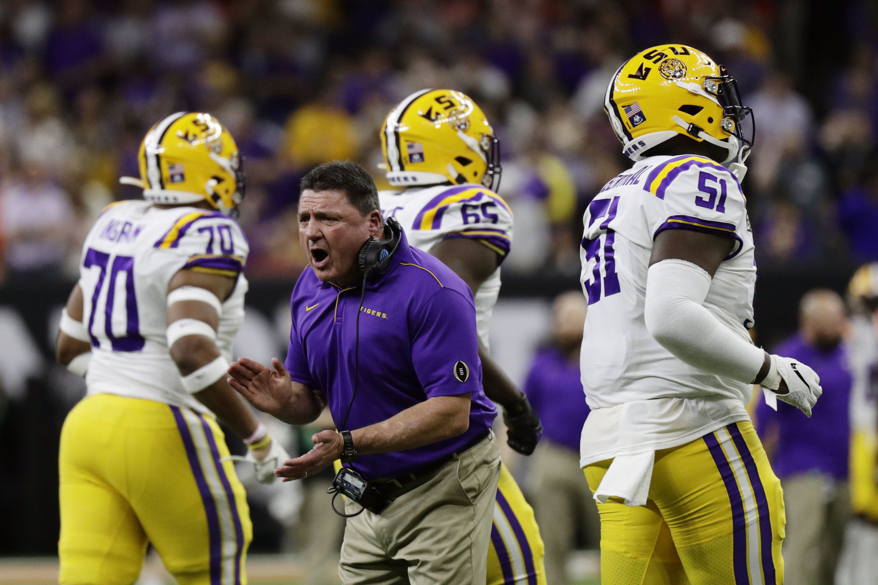 CFP Championship Clemson LSU Football